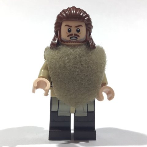 Minifigurka LEGO Qui-Gon Jinn, Poncho, Reddish Brown Beard