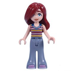 Minifigurka LEGO Paisley - Striped Top, Sand Blue Legs