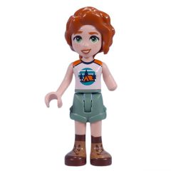 Minifigurka LEGO Autumn - Adventure Camp, Sand Green Short