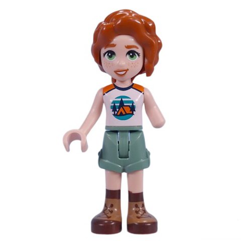Minifigurka LEGO Autumn - Adventure Camp, Sand Green Short