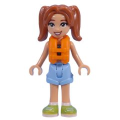 Minifigurka LEGO Candi - Dark Turquoise Top, Bright Light Blue Short, Life Vest