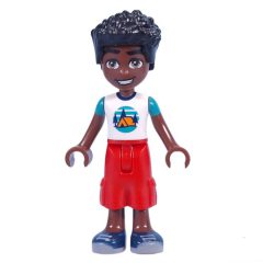 Minifigurka LEGO Zac - Adventure Camp, Red Pants