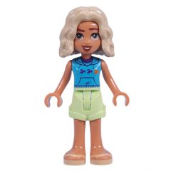 Minifigurka LEGO Nova - Dark Azure Top, Yellowish Green Shorts