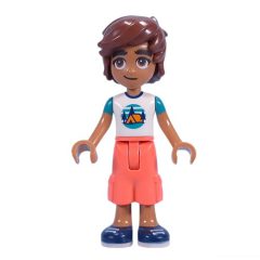 Minifigurka LEGO Leo - Adventure Camp, Coral Pants