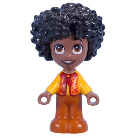 Minifigurka LEGO Antonio - Microdoll (Medium Brown)