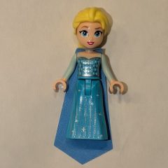 Minifigurka LEGO Elsa, Medium Azure Dress, Cape, Big Eyes
