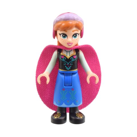 Minifigurka LEGO Anna - Magenta Hat, Cape, Big Eyes