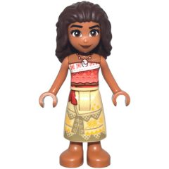 Minifigurka LEGO Moana, Sienna Brown, Tan Skirt (28705 Hair)