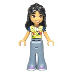 Minifigurka LEGO Liann - Bright Light Yellow Top, Sand Blue Pants