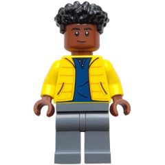 Minifigurka LEGO Darius, Dark Bluish Gray Legs