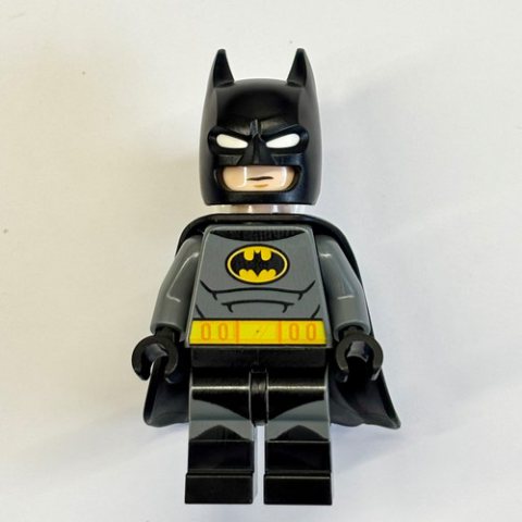 Minifigurka LEGO Batman, Dark Bluish Grey Suit, Black Cowl and Cape