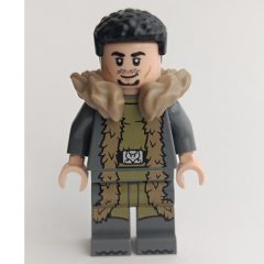Minifigurka LEGO Viktor Krum, Dark Bluish Gray Outfit, Hair