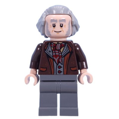 Minifigurka LEGO Garrick Ollivander, Dark Brown Jacket