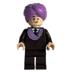 Minifigurka LEGO Professor Quirinus Quirrell (Voldemort), Medium Lavendar Turban, Dark Brown Suit