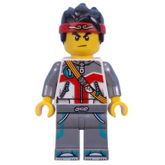 Minifigurka LEGO Monkie Kid, White and Flat Silver Suit