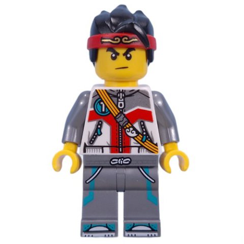 Minifigurka LEGO Monkie Kid, White and Flat Silver Suit