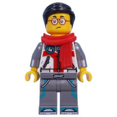 Minifigurka LEGO Mr. Tang, White and Flat Silver Suit