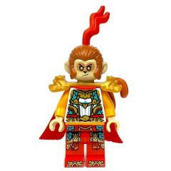 Minifigurka LEGO Monkey King, White Armor, Red Split Cape