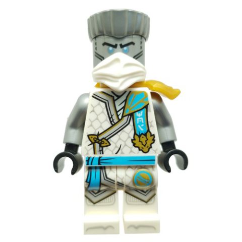 Minifigurka LEGO Zane, White Robes and Bandana, Shoulder Armor