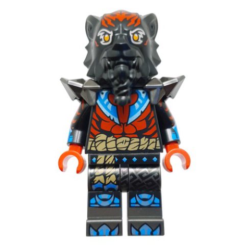 Minifigurka LEGO Lord Ras, Pearl Titanium Armor