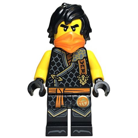 Minifigurka LEGO Cole, Black Robes, Orange Bandana