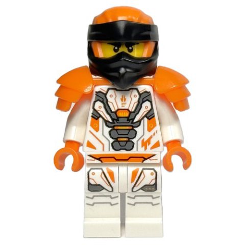 Minifigurka LEGO Cole, White Robes, Orange Wraps, Shoulder Armor