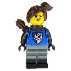 Minifigurka LEGO Mountain Fortress Black Falcon Archer - Female