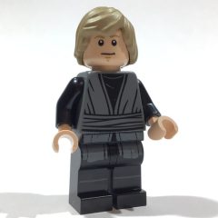 Minifigurka LEGO Luke Skywalker, Dark Bluish Gray Robes, Dark Tan Hair