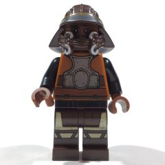 Minifigurka LEGO Lando Calrissian, Skiff Guard Disguise, Dark Brown Helmet and Legs