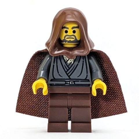 Minifigurka LEGO Jedi Bob, Reddish Brown