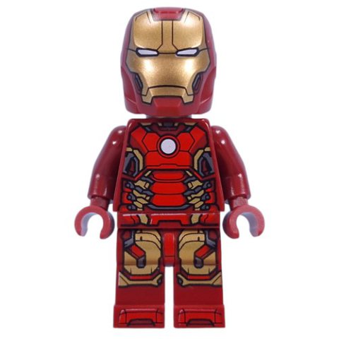 Minifigurka LEGO Iron Man Mark 43 Armor, Red Panels