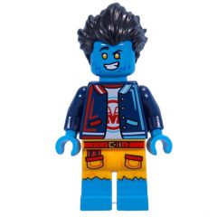 Minifigurka LEGO Logan, Dark Blue Jacket