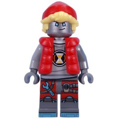 Minifigurka LEGO Cooper, Flat Silver Head