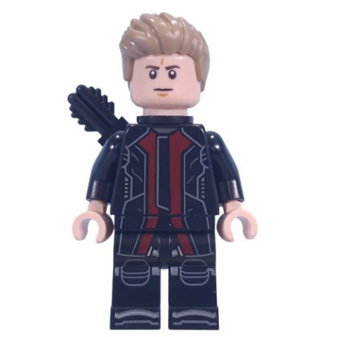 Minifigurka LEGO Hawkeye, Black Suit, Quiver