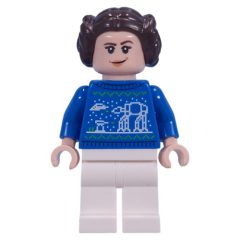 Minifigurka LEGO Leia - Ugly Christmas Sweater