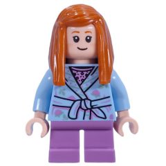 Minifigurka LEGO Ginny Weasley, Bright Light Blue Robe