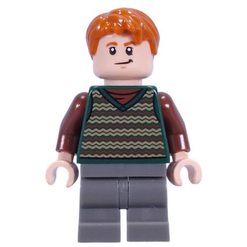 Minifigurka LEGO Fred Weasley, Dark Green Sweater