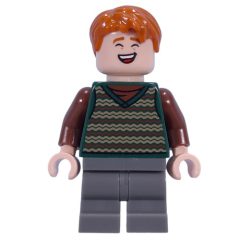Minifigurka LEGO George Weasley, Dark Green Sweater