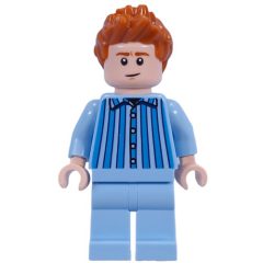 Minifigurka LEGO Percy Weasley, Bright Light Blue Pajamas
