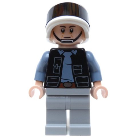 Minifigurka LEGO Rebel Trooper / Rebel Fleet Trooper, Light Nougat Head (Scared / Neutral)