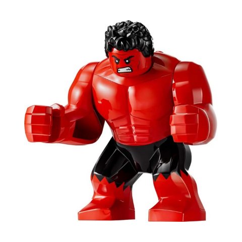 Minifigurka LEGO Red Hulk (Big Fig), Rotatable Head