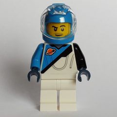 Minifigurka LEGO Astronaut, White, Black and Dark Blue Spacesuit (Futuron), Dark Azure Helmet