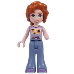 Minifigurka LEGO Autumn, Bright Pink Top, Sand Blue Pants