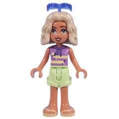 Minifigurka LEGO Nova, Lavender Top, Yellowish Green Skirt, Sunglasses