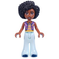 Minifigurka LEGO Jamila - Medium Lavender Jacket, Light Aqua Pants