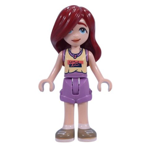 Minifigurka LEGO Paisley - Bright Light Yellow Top, Medium Lavender Skirt