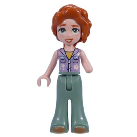 Minifigurka LEGO Autumn - Lavender Top, Sand Green Pants
