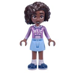Minifigurka LEGO Aliya - Lavender Top, Bright Light Blue Skirt