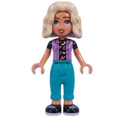 Minifigurka LEGO Nova - Lavender Top, Dark Turquoise Pants