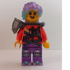 Minifigurka LEGO Izzie, Coral Torso, Neck Armour